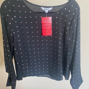 BB Dakota Black Long Sleeve Top